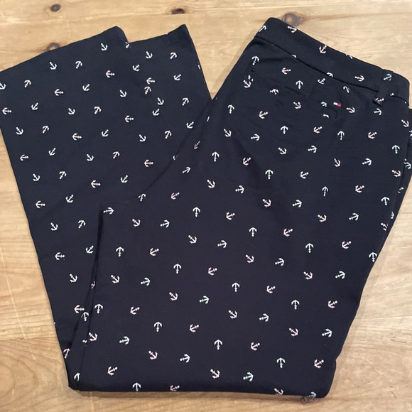 NWOT Tommy Hilfiger blue pink white anchor Hampton Nautical Preppy sz 16 - Picture 2 of 11